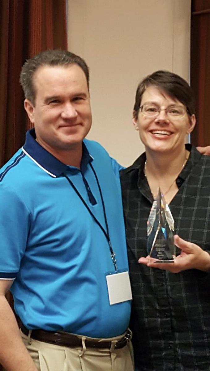 Congratulations to Roy Minton from the Texas Real Estate Commission on being named the ARELLO investigator of the year. Selina Barnes from the Oregon Real Estate Commission presented the award.