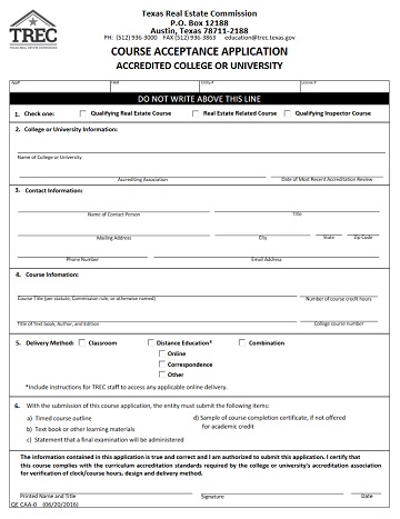 Application Course